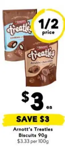 Drakes Arnott's Treatles Biscuits offer