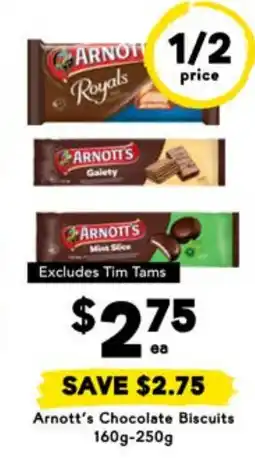 Drakes Arnott's Chocolate Biscuits offer