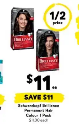 Drakes Schwarzkopf Brilliance Permanent Hair Colour offer