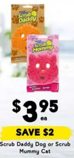 Drakes Scrub Daddy Dog or Scrub Mummy Cat offer