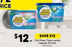 Drakes Cold Power Triple Laundry offer