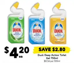 Drakes Duck Deep Action Toilet Gel offer