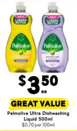 Drakes Palmolive Ultra Dishwashing Liquid offer