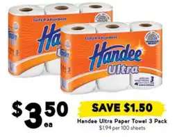 Drakes Handee Ultra Paper Towel offer