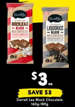 Drakes Darrell Lea Block Chocolate offer