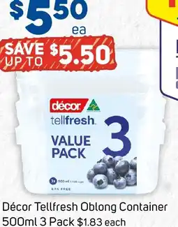 Foodland Décor Tellfresh Oblong offer