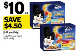 Woolworths Felix Wet Cat Food offer