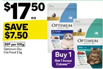 Woolworths Optimum Dry Cat Food offer