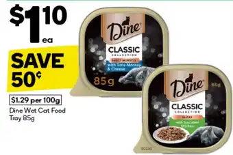 Woolworths Dine Wet Cat Food Tray offer