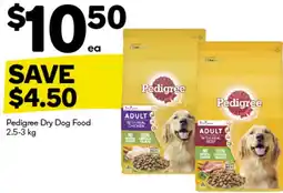 Woolworths Pedigree Dry Dog Food offer