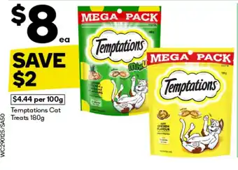 Woolworths Temptations Cat Treats offer