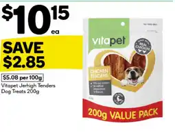 Woolworths Vitapet Jerhigh Tenders Dog Treats offer