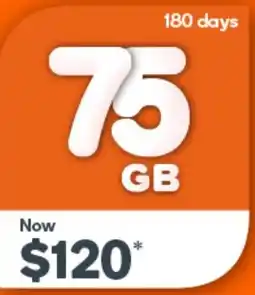 Woolworths Everyday Mobile Plan 75GB offer