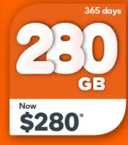 Woolworths Everyday Mobile Plan 280GB offer