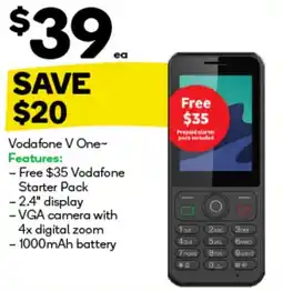 Woolworths Vodafone V One offer