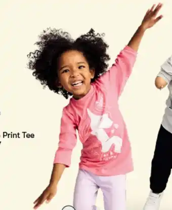 Woolworths Kids LS Print Tee offer