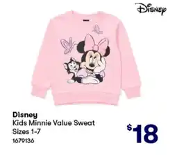 Woolworths Kids Minnie Value Sweat offer