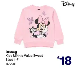 Woolworths Kids Minnie Value Sweat offer