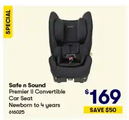 Woolworths Premier II Convertible Car Seat offer