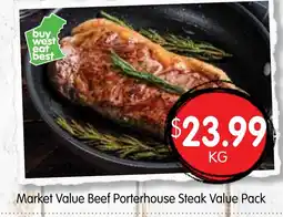 Spudshed Market Value Beef Porterhouse Steak offer