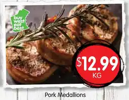 Spudshed Pork Medallions offer