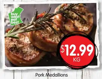 Spudshed Pork Medallions offer