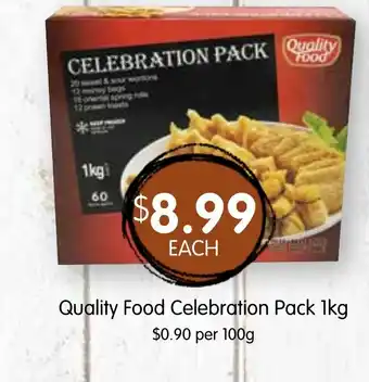 Spudshed Quality Food Celebration Pack offer