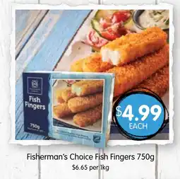 Spudshed Fisherman's Choice Fish Fingers offer