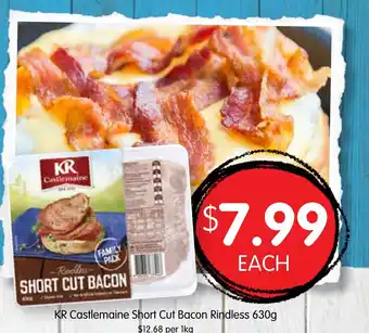 Spudshed KR Castlemaine Short Cut Bacon Rindless offer