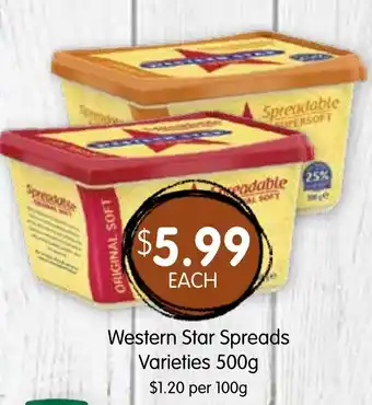 Spudshed Western Star Spreads offer