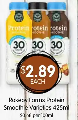 Spudshed Rokeby Farms Protein Smoothie offer