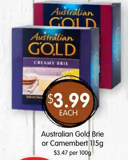 Spudshed Australian Gold Brie or Camembert offer