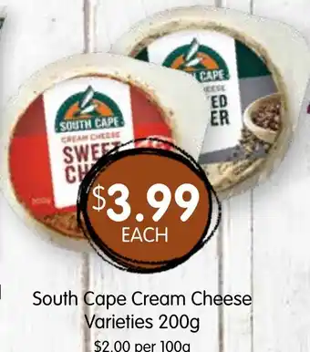 Spudshed South Cape Cream Cheese offer