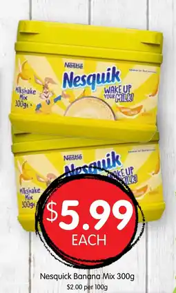 Spudshed Nesquick Banana Mix offer