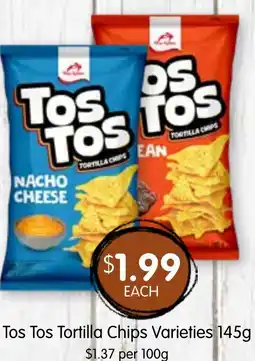 Spudshed Tos Tos Tortilla Chips offer