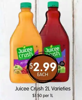 Spudshed Juicee Crush offer