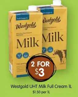 Spudshed Westgold UHT Milk Full Cream offer