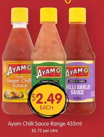 Spudshed Ayam Chilli Sauce Range offer