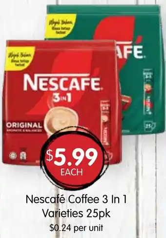 Spudshed Nescafé Coffee 3 In 1 offer