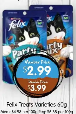 Spudshed Felix Treats offer