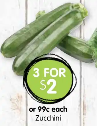 Spudshed Zucchini offer