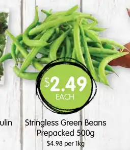 Spudshed Stringless Green Beans Prepacked offer