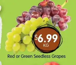 Spudshed Red or Green Seedless Grapes offer