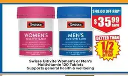 Chemist Warehouse Ultivite Women's or Men's Multivitamin offer