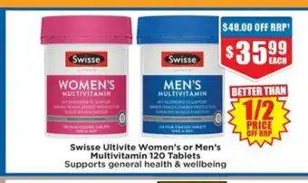 Chemist Warehouse Ultivite Women's or Men's Multivitamin offer