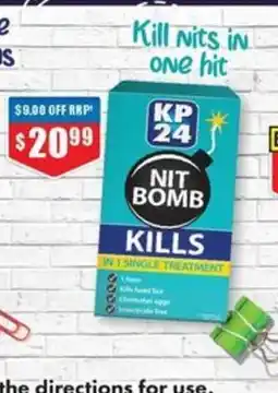 Chemist Warehouse Nit bomb kills offer