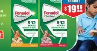 Chemist Warehouse Panadol Children offer