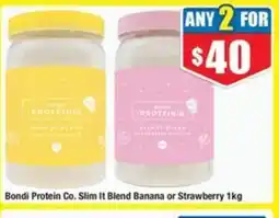 Chemist Warehouse Bondi protein co. slim it blend banana or strawberry offer