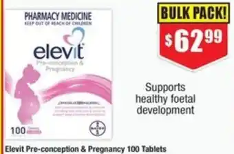 Chemist Warehouse Elevit pre-conception & pregnancy offer