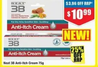 Chemist Warehouse Neat 3b anti-itch cream offer